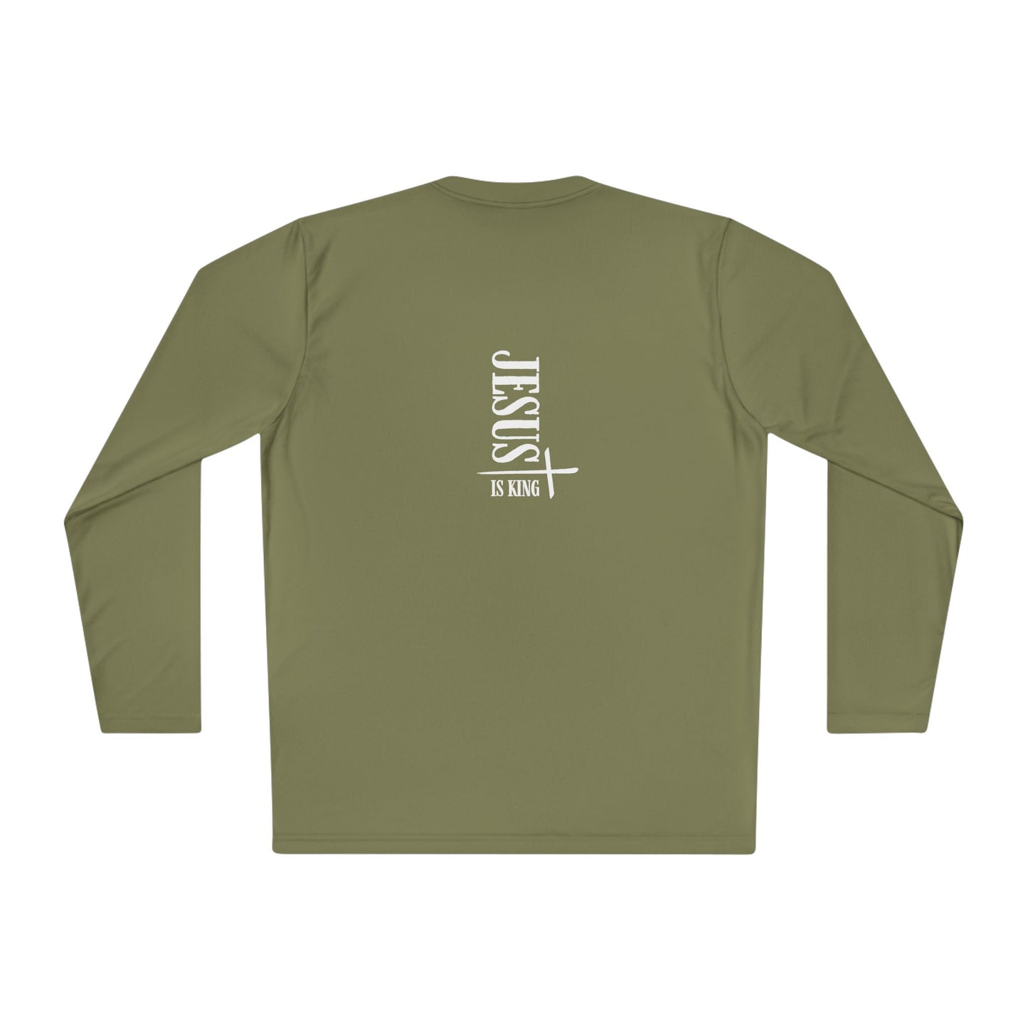 Jesus is King Unisex Lightweight Long Sleeve Tee