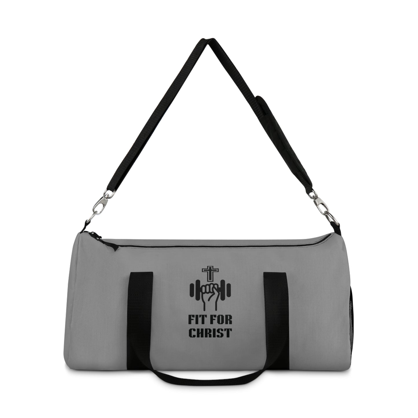 Fit for Christ Faith-Inspired Duffel Bag for Fitness Enthusiasts | Gym Bag, Workout Gear, Christian Motivational, Travel Bag, Sports Equipment