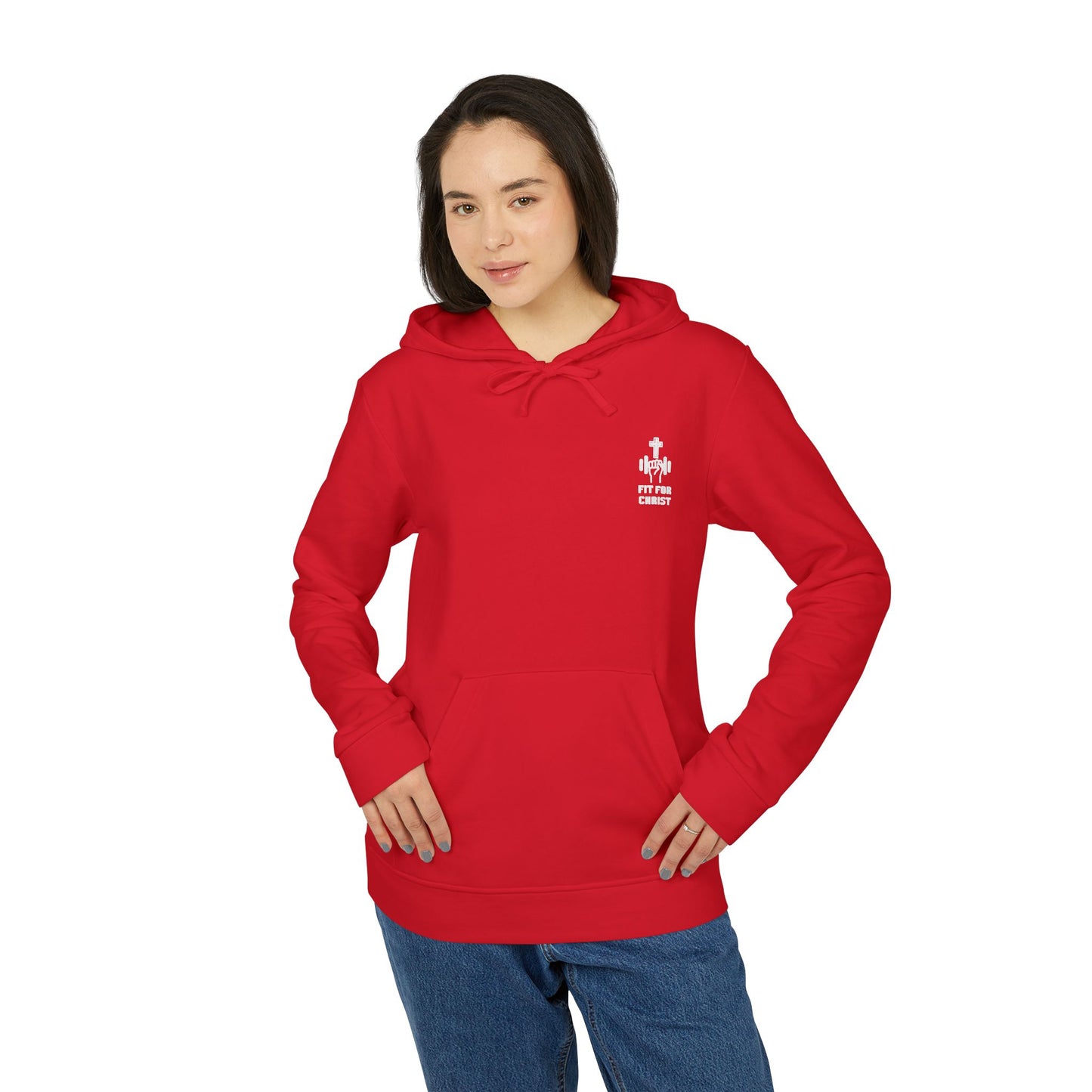 Faith-Inspired Fleece Hoodie, Cozy Comfort Wear, Unisex Casual Hoodie, Religious Apparel, Stylish Gift for Believers