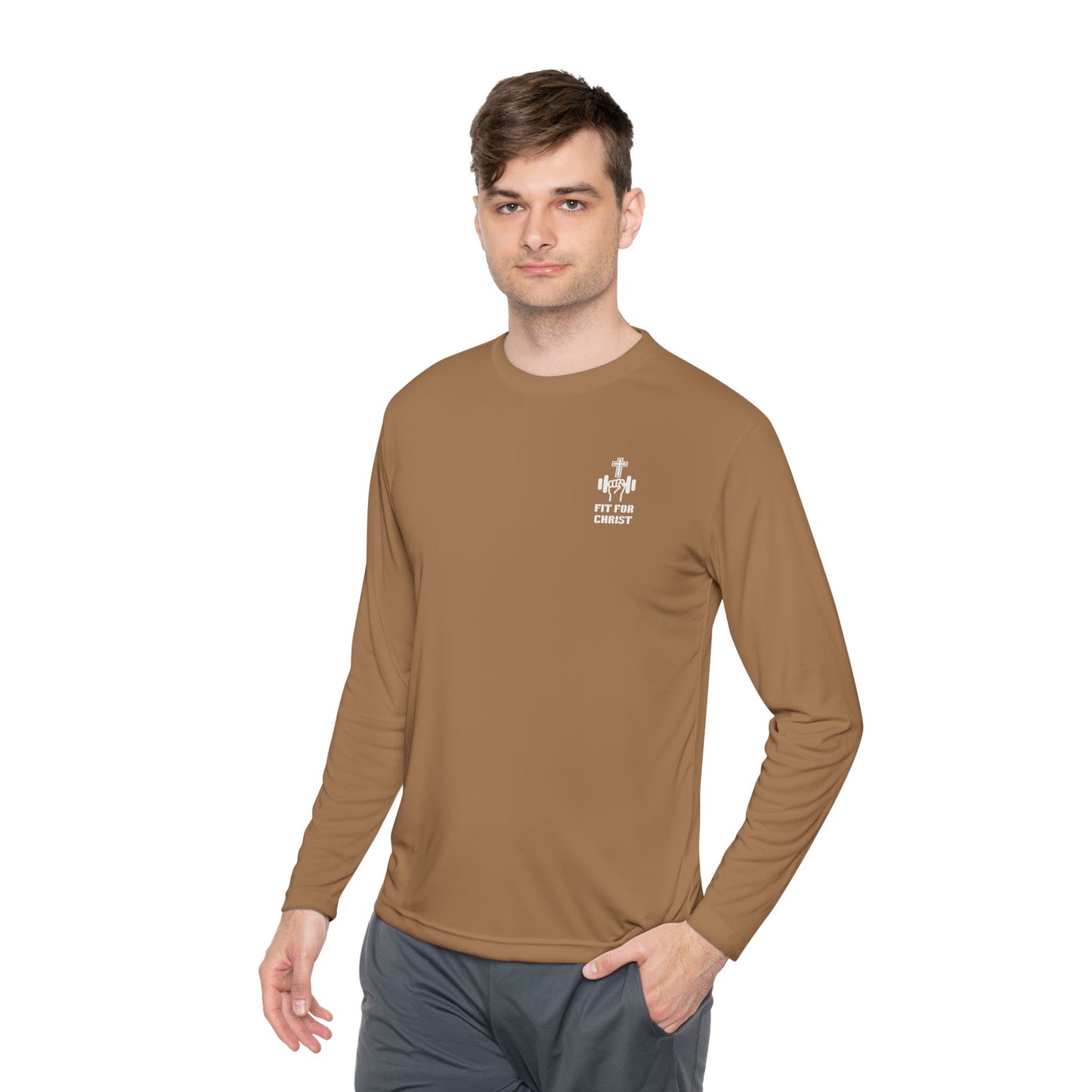 Jesus is King Unisex Lightweight Long Sleeve Tee