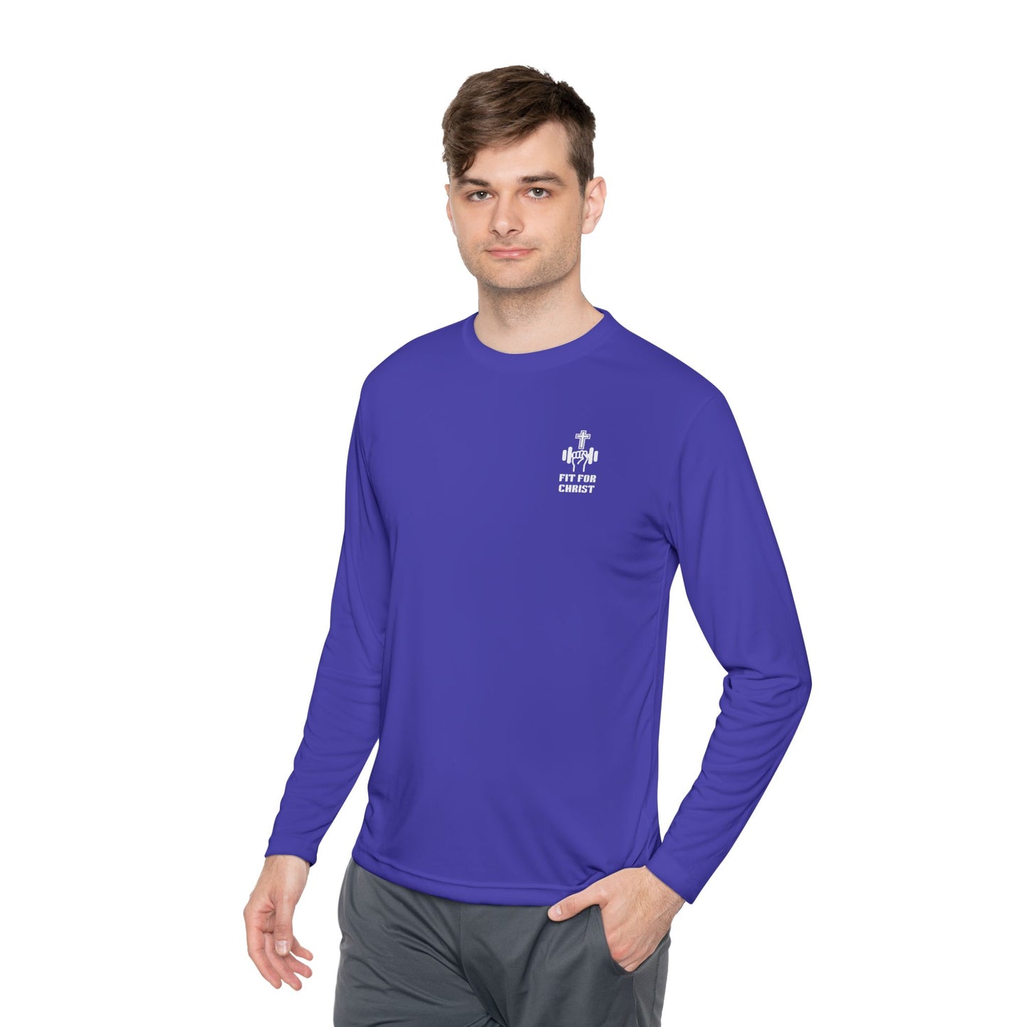 Jesus is King Unisex Lightweight Long Sleeve Tee