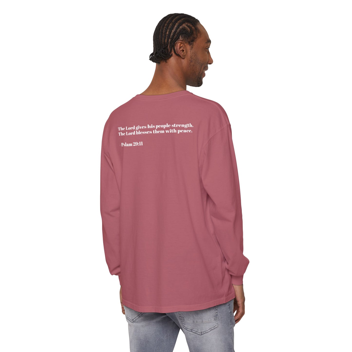 FIT FOR CHRIST Unisex Garment-dyed Long Sleeve T-Shirt