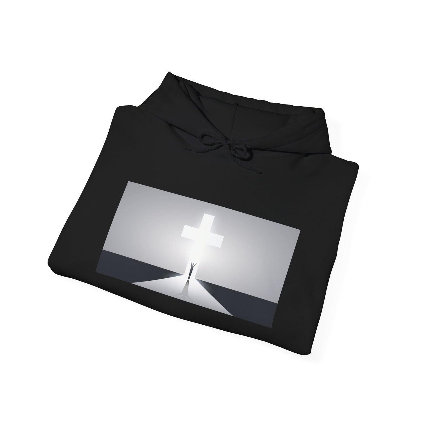 Walk towards the Cross Unisex Heavy Blend™ Hooded Sweatshirt