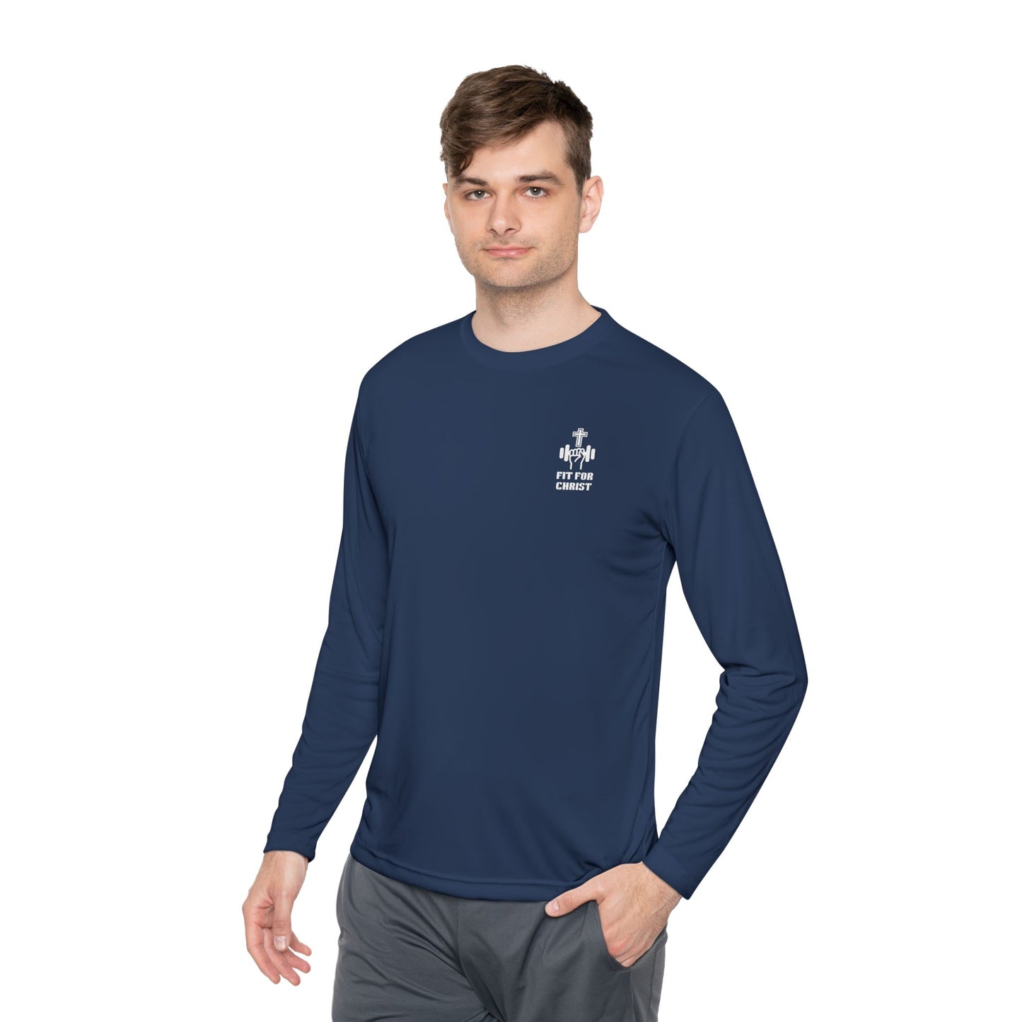 Jesus is King Unisex Lightweight Long Sleeve Tee