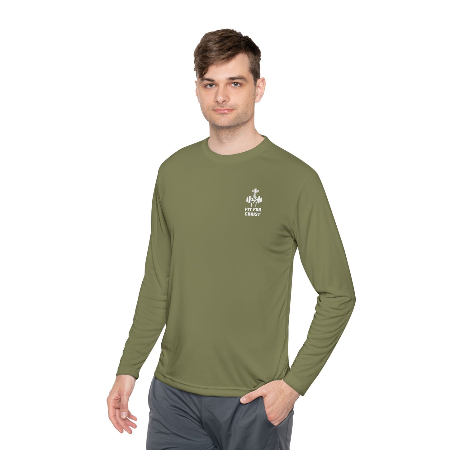 Jesus is King Unisex Lightweight Long Sleeve Tee