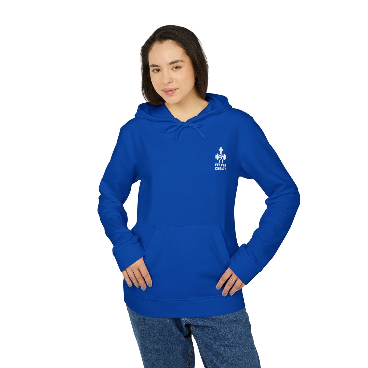 Faith-Inspired Fleece Hoodie, Cozy Comfort Wear, Unisex Casual Hoodie, Religious Apparel, Stylish Gift for Believers