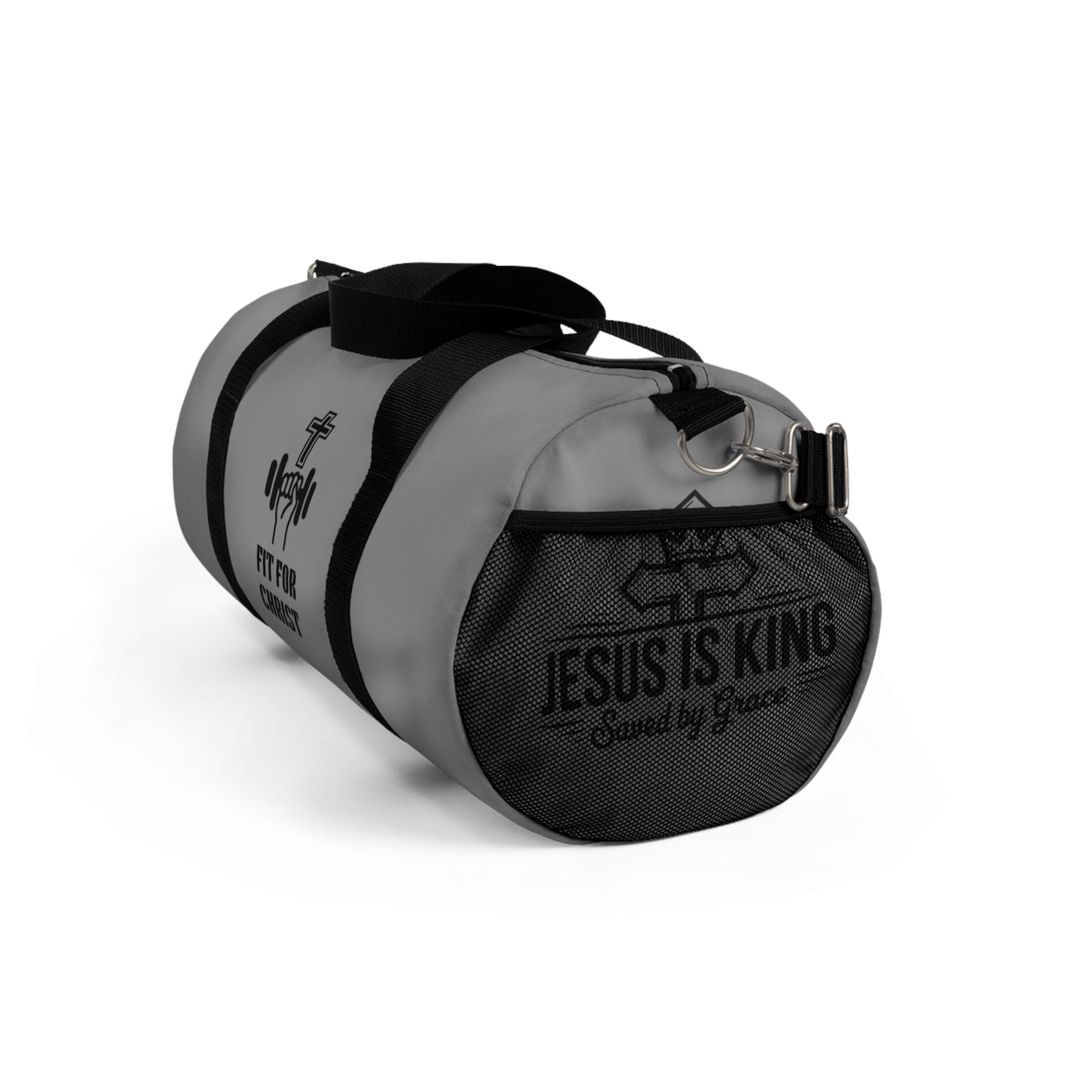 Fit for Christ Faith-Inspired Duffel Bag for Fitness Enthusiasts | Gym Bag, Workout Gear, Christian Motivational, Travel Bag, Sports Equipment