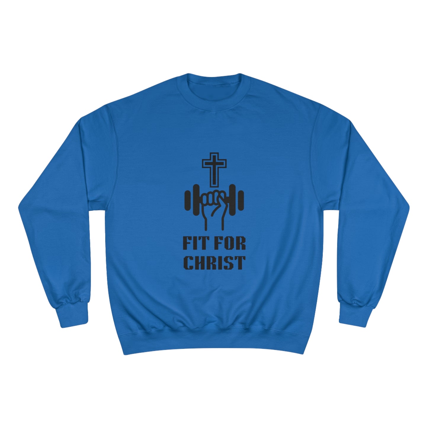 FIT FOR CHRIST Dumbbell in hand Champion Sweatshirt