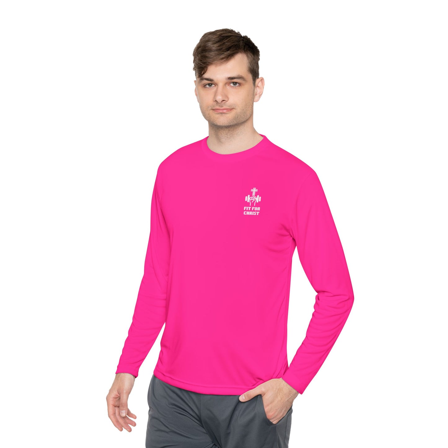 Jesus is King Unisex Lightweight Long Sleeve Tee
