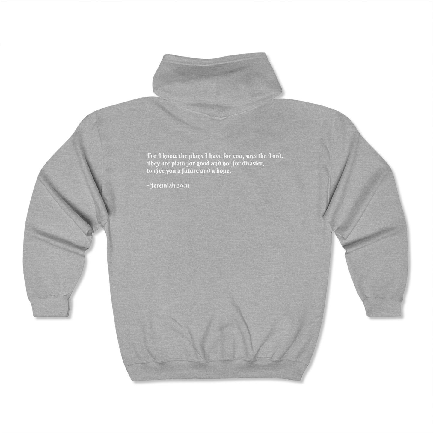 Fit For Christ Jeremiah 29:11 Unisex Heavy Blend™ Full Zip Hooded Sweatshirt