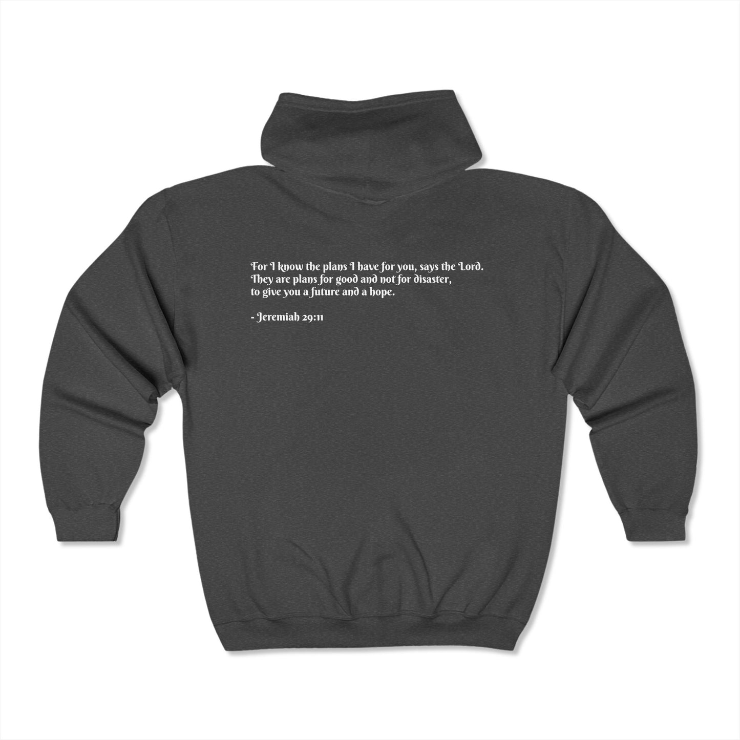 Fit For Christ Jeremiah 29:11 Unisex Heavy Blend™ Full Zip Hooded Sweatshirt