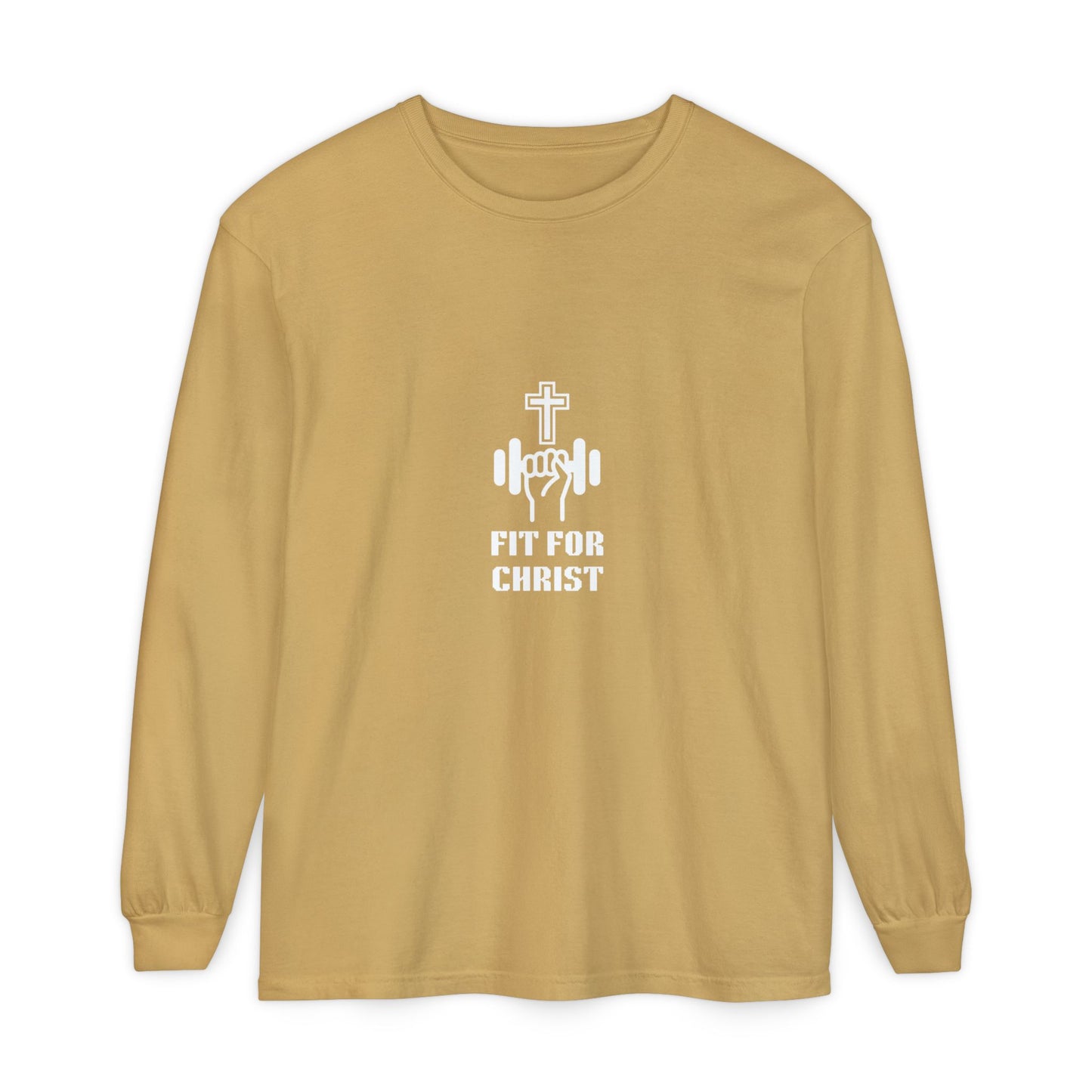FIT FOR CHRIST Unisex Garment-dyed Long Sleeve T-Shirt