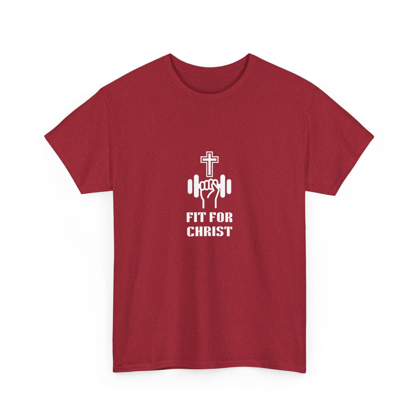 FIT FOR CHRIST Unisex Heavy Cotton Tee