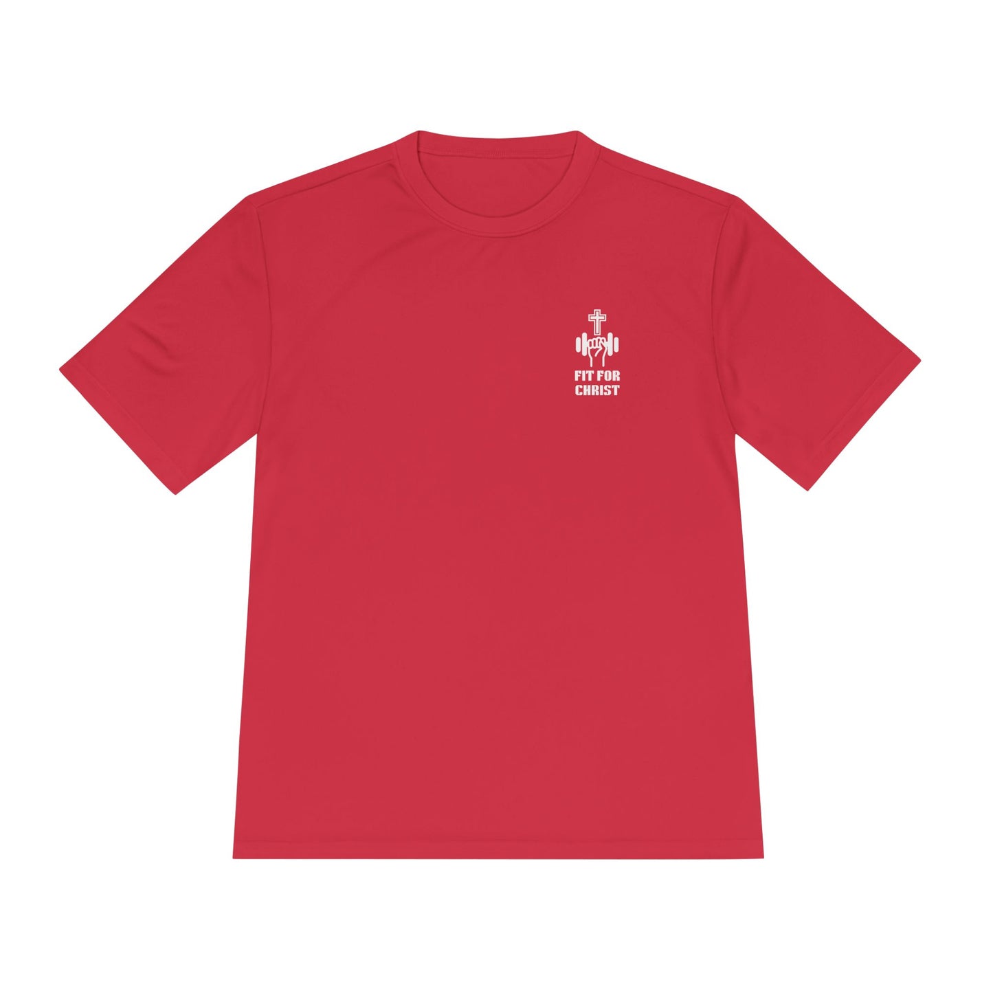 Jesus is King with a crown Unisex Moisture Wicking Tee