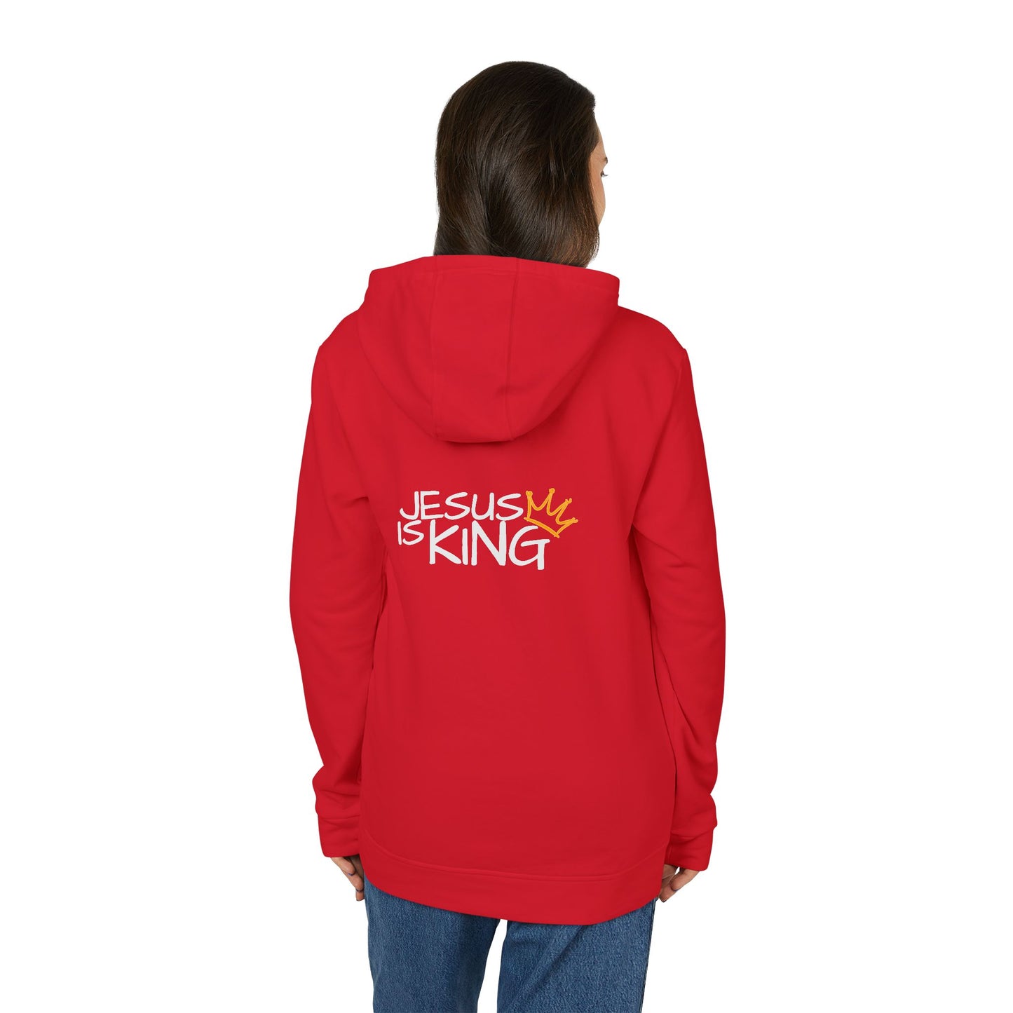 Faith-Inspired Fleece Hoodie, Cozy Comfort Wear, Unisex Casual Hoodie, Religious Apparel, Stylish Gift for Believers