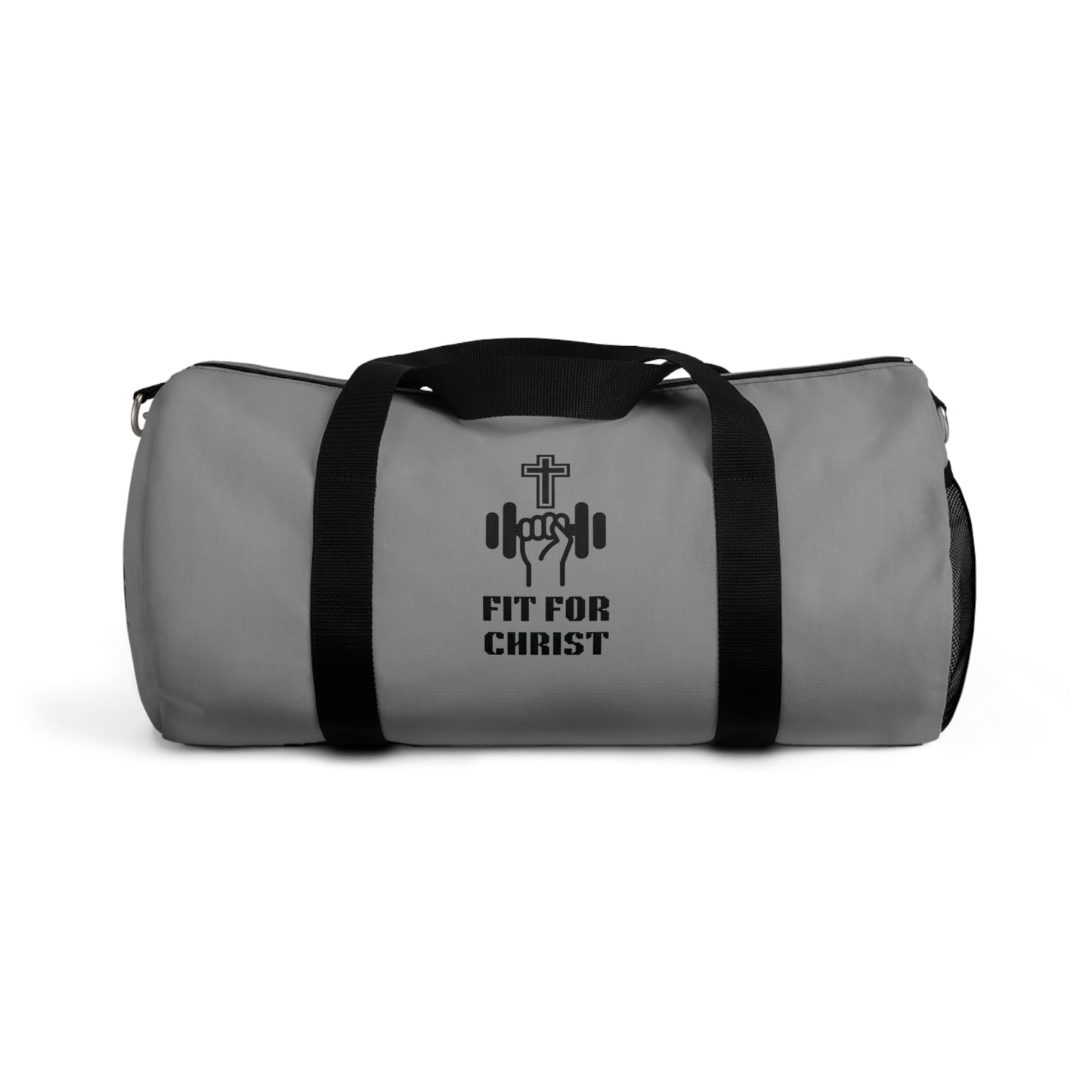 Fit for Christ Faith-Inspired Duffel Bag for Fitness Enthusiasts | Gym Bag, Workout Gear, Christian Motivational, Travel Bag, Sports Equipment