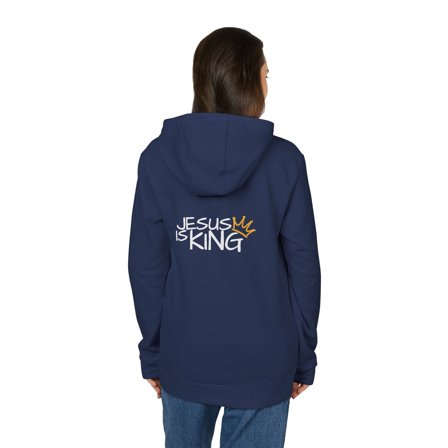 Faith-Inspired Fleece Hoodie, Cozy Comfort Wear, Unisex Casual Hoodie, Religious Apparel, Stylish Gift for Believers