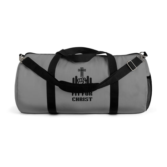 Fit for Christ Faith-Inspired Duffel Bag for Fitness Enthusiasts | Gym Bag, Workout Gear, Christian Motivational, Travel Bag, Sports Equipment