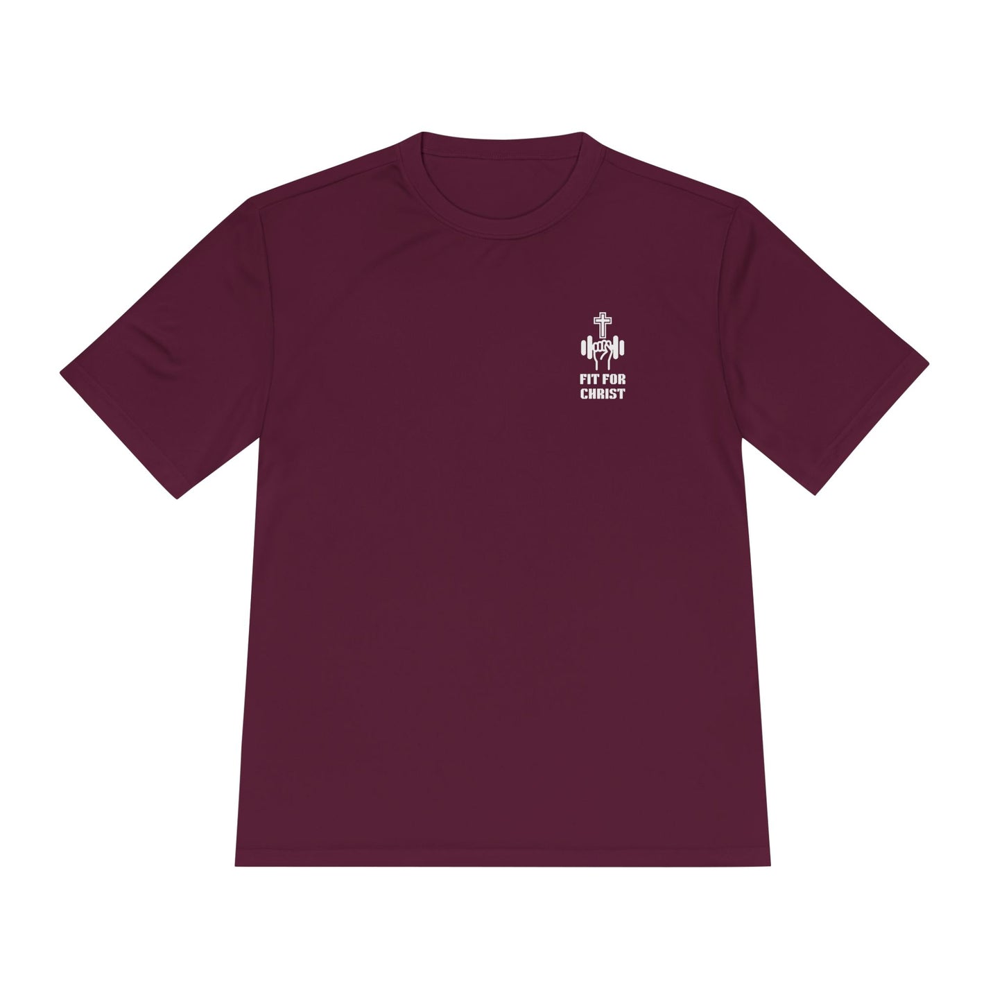 Jesus is King with a crown Unisex Moisture Wicking Tee