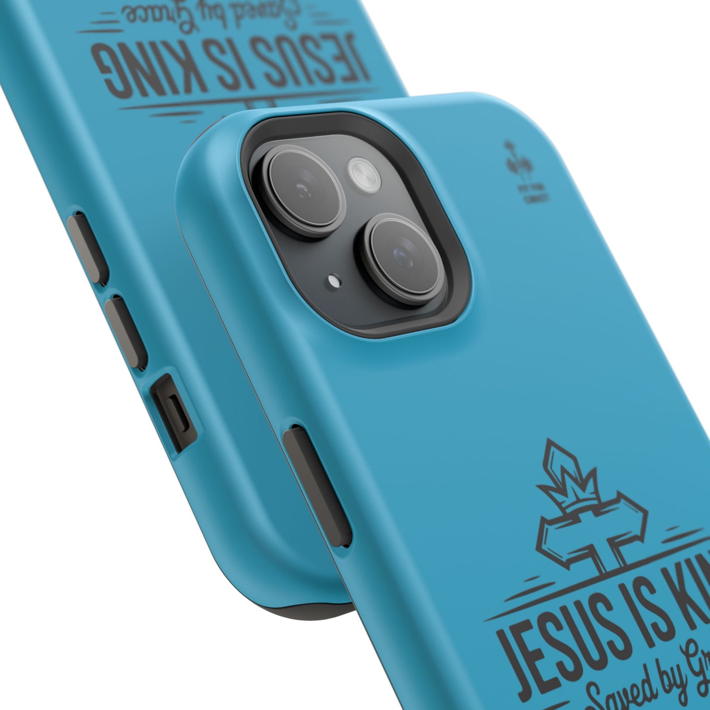 Magnetic Tough Phone Case: Jesus is King, Christian Cell Phone Cover, Gift for Believers, Durable Case for Daily Use, Faith Accessories