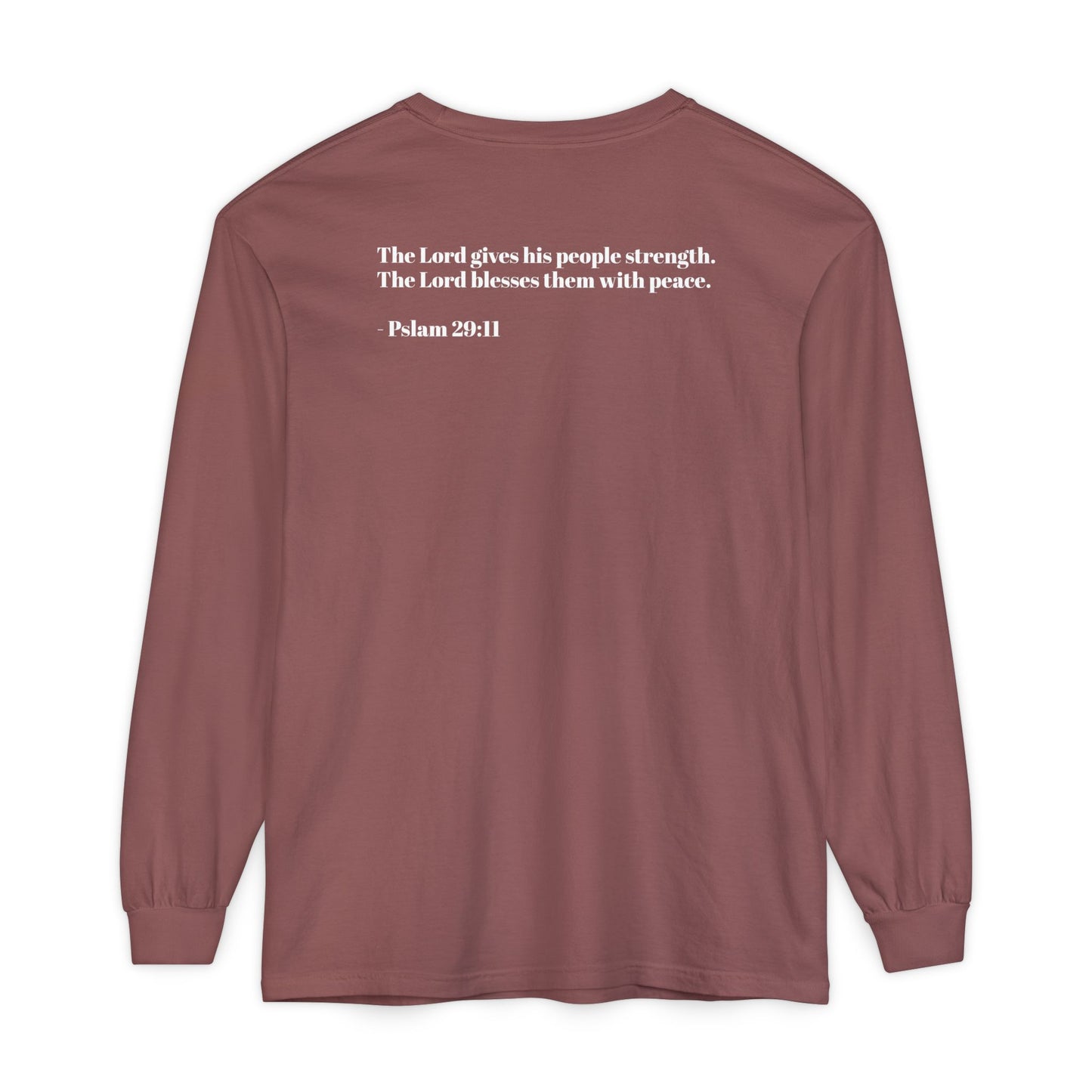 FIT FOR CHRIST Unisex Garment-dyed Long Sleeve T-Shirt