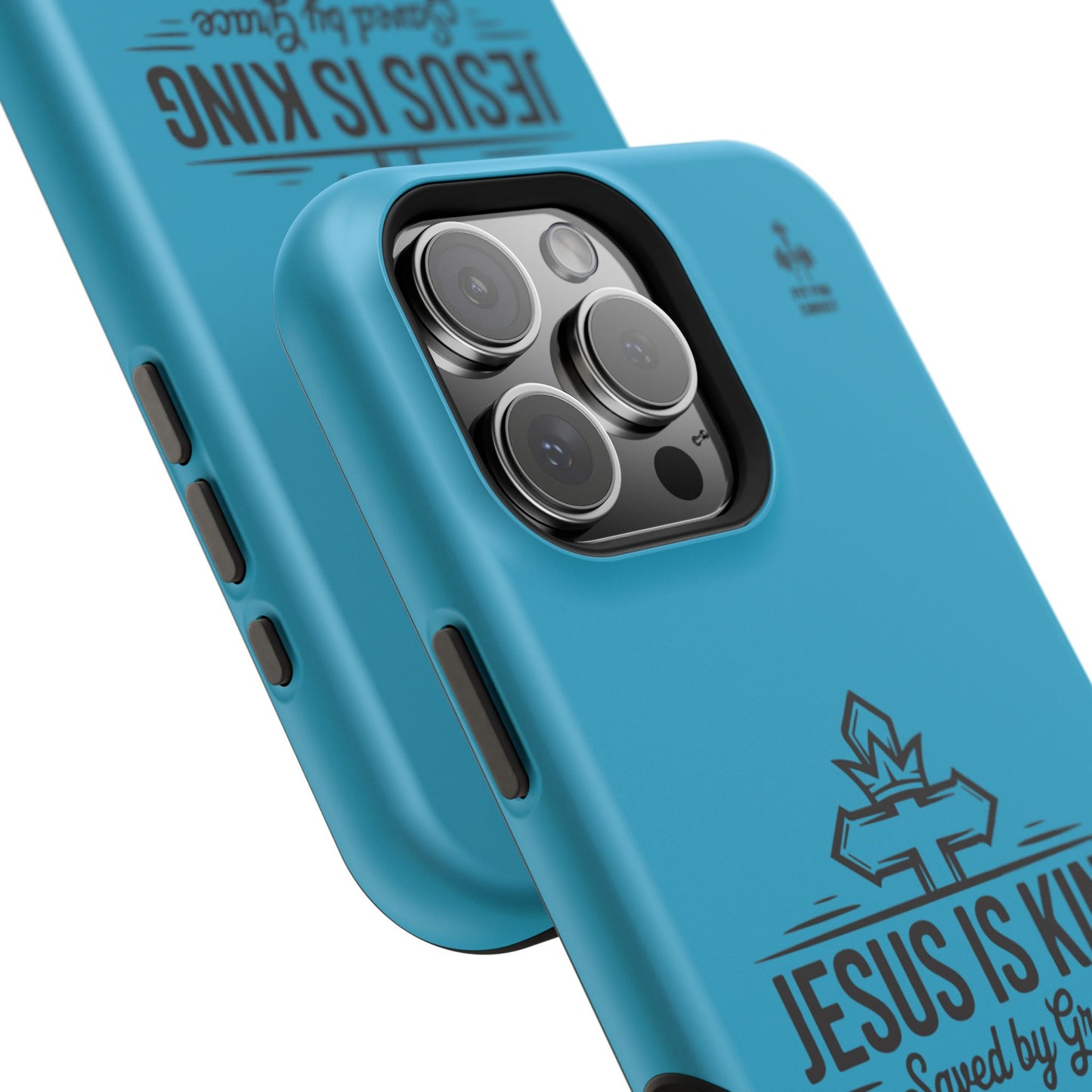 Magnetic Tough Phone Case: Jesus is King, Christian Cell Phone Cover, Gift for Believers, Durable Case for Daily Use, Faith Accessories