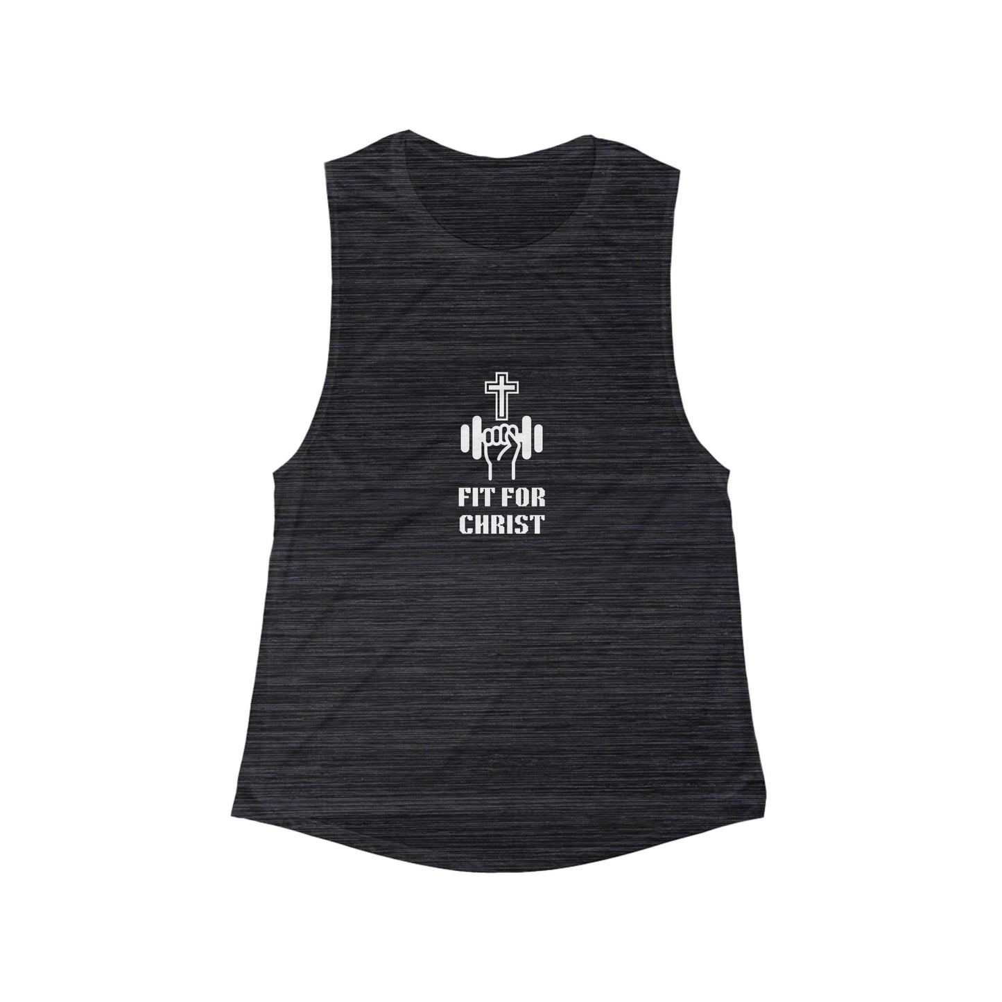 FIT FOR CHRIST Women's Flowy Scoop Muscle Tank