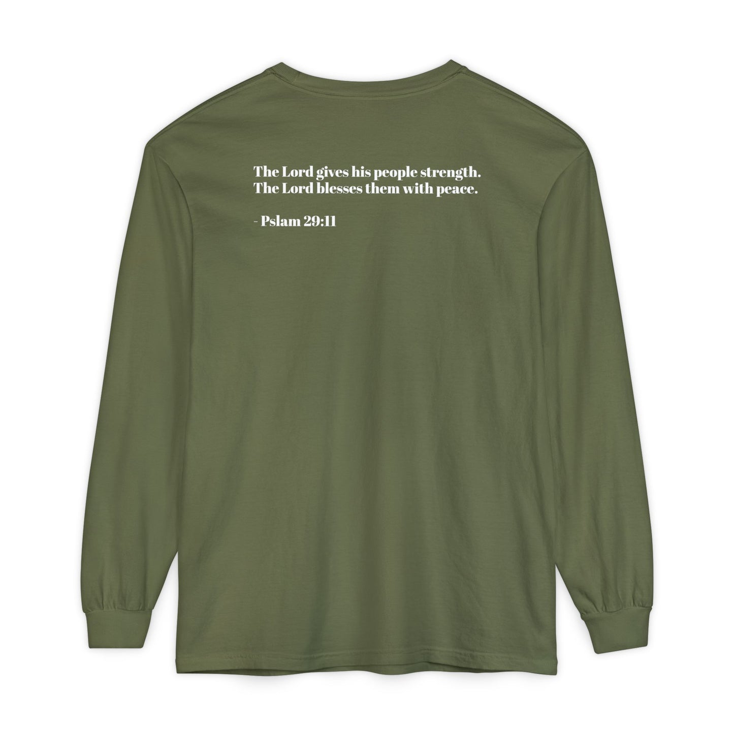 FIT FOR CHRIST Unisex Garment-dyed Long Sleeve T-Shirt