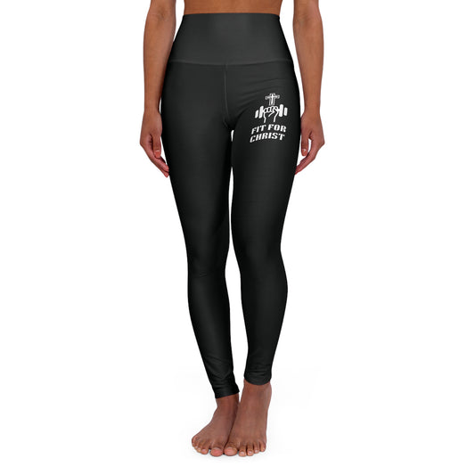 FIT FOR CHRIST High Waisted Yoga Leggings (AOP)