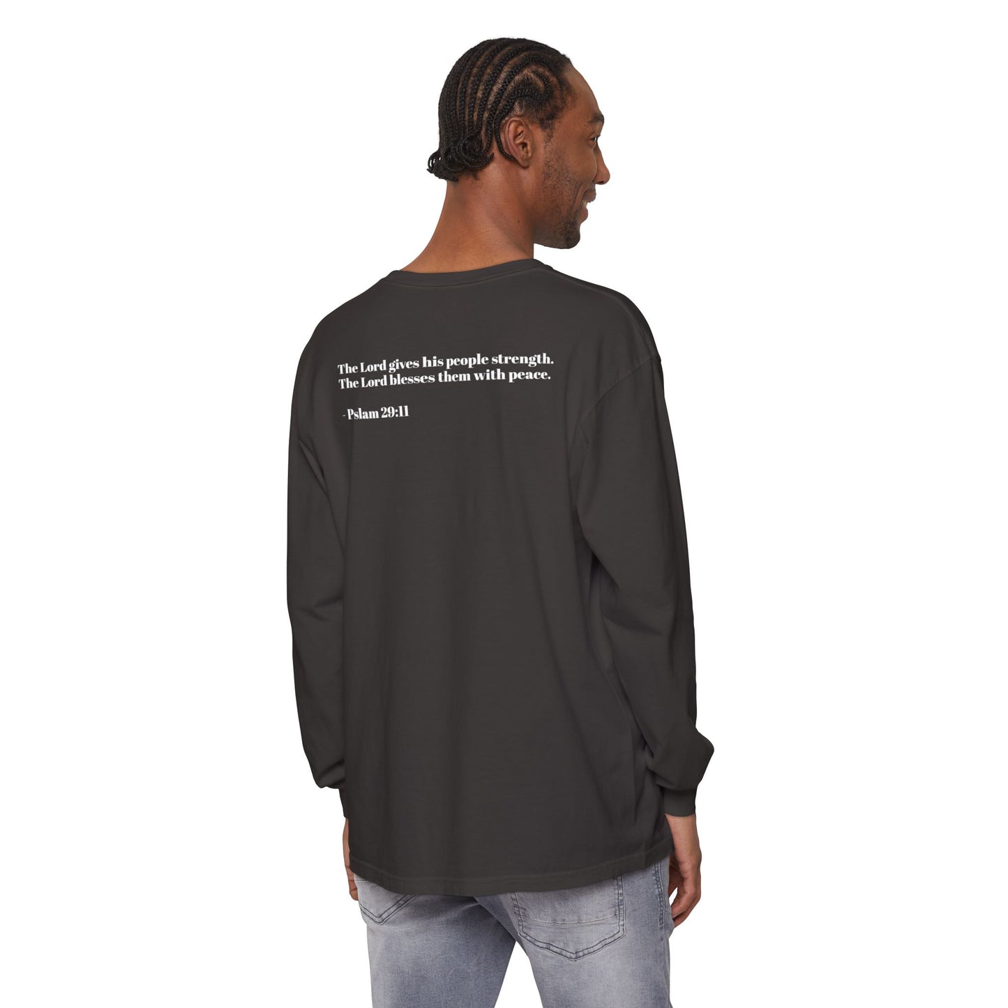 FIT FOR CHRIST Unisex Garment-dyed Long Sleeve T-Shirt