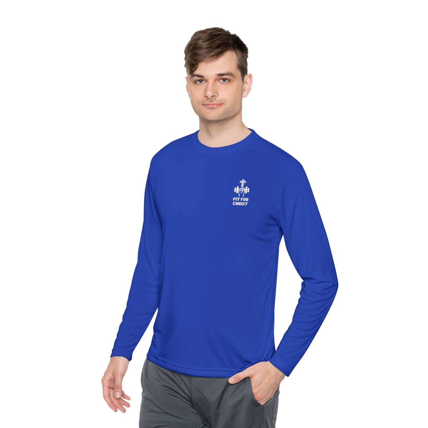 Jesus is King Unisex Lightweight Long Sleeve Tee