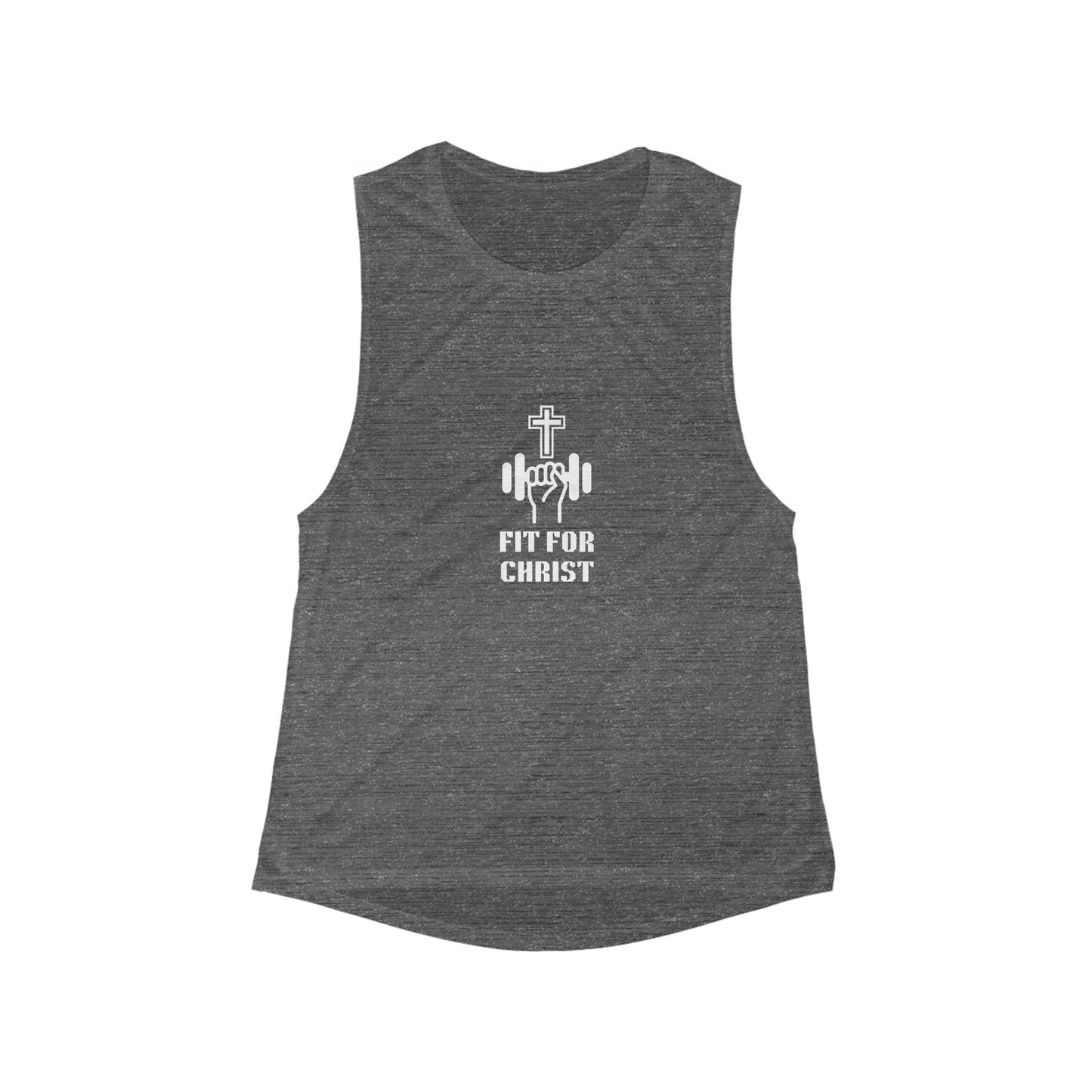 FIT FOR CHRIST Women's Flowy Scoop Muscle Tank