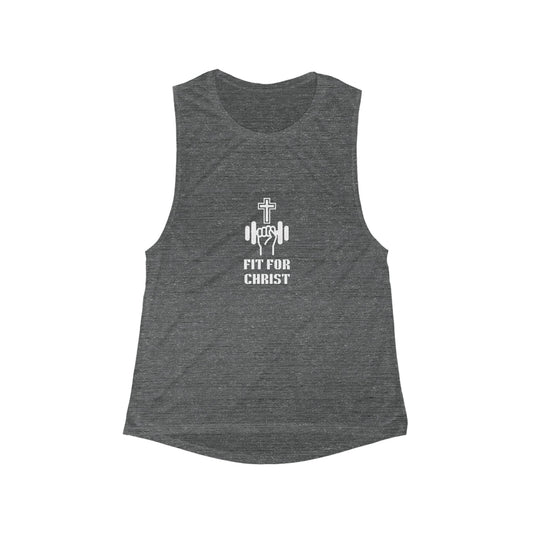 FIT FOR CHRIST Women's Flowy Scoop Muscle Tank