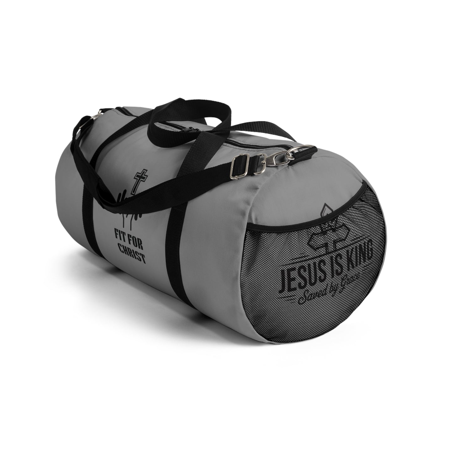 Fit for Christ Faith-Inspired Duffel Bag for Fitness Enthusiasts | Gym Bag, Workout Gear, Christian Motivational, Travel Bag, Sports Equipment