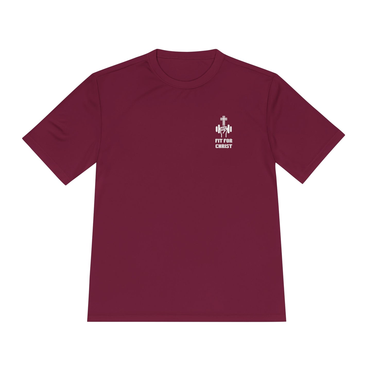 Jesus is King with a crown Unisex Moisture Wicking Tee
