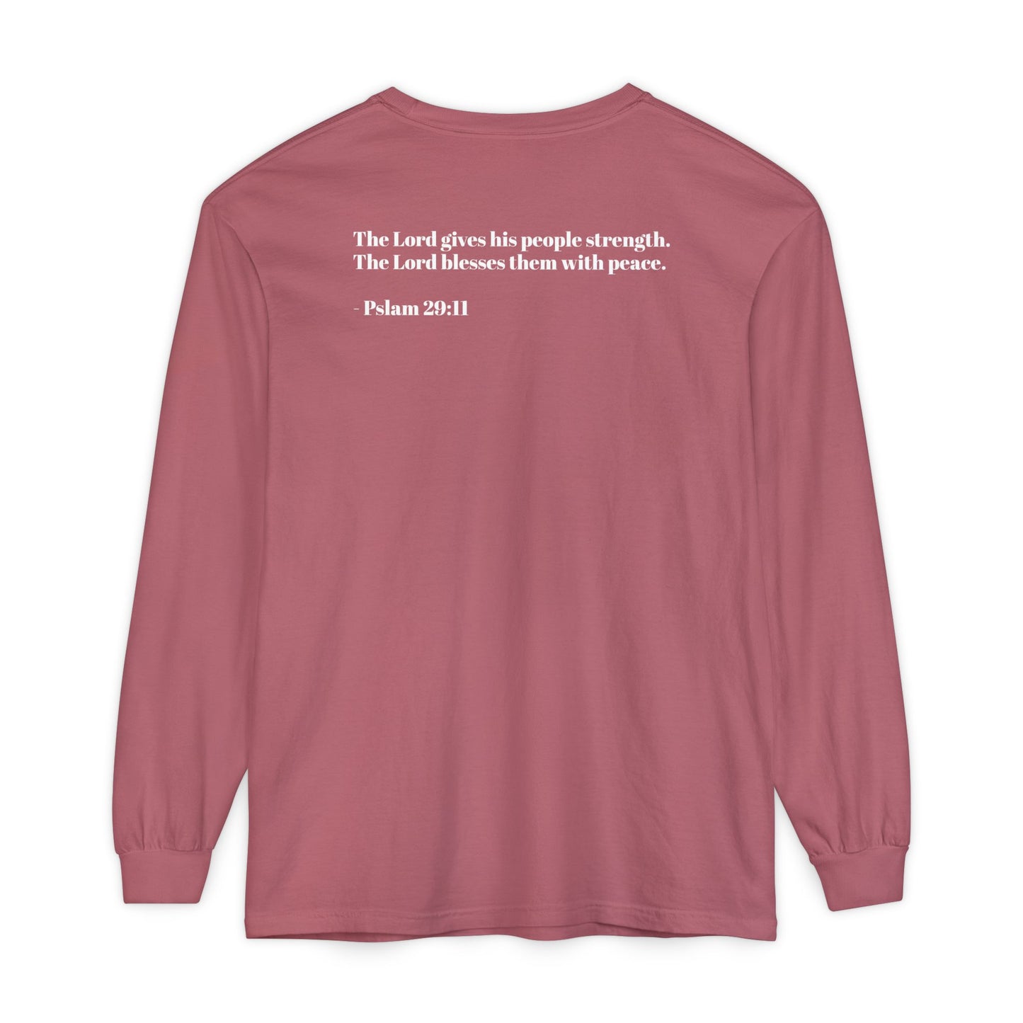 FIT FOR CHRIST Unisex Garment-dyed Long Sleeve T-Shirt