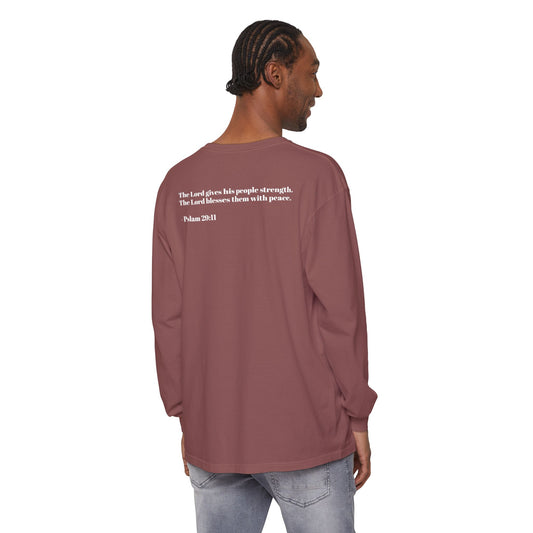 FIT FOR CHRIST Unisex Garment-dyed Long Sleeve T-Shirt