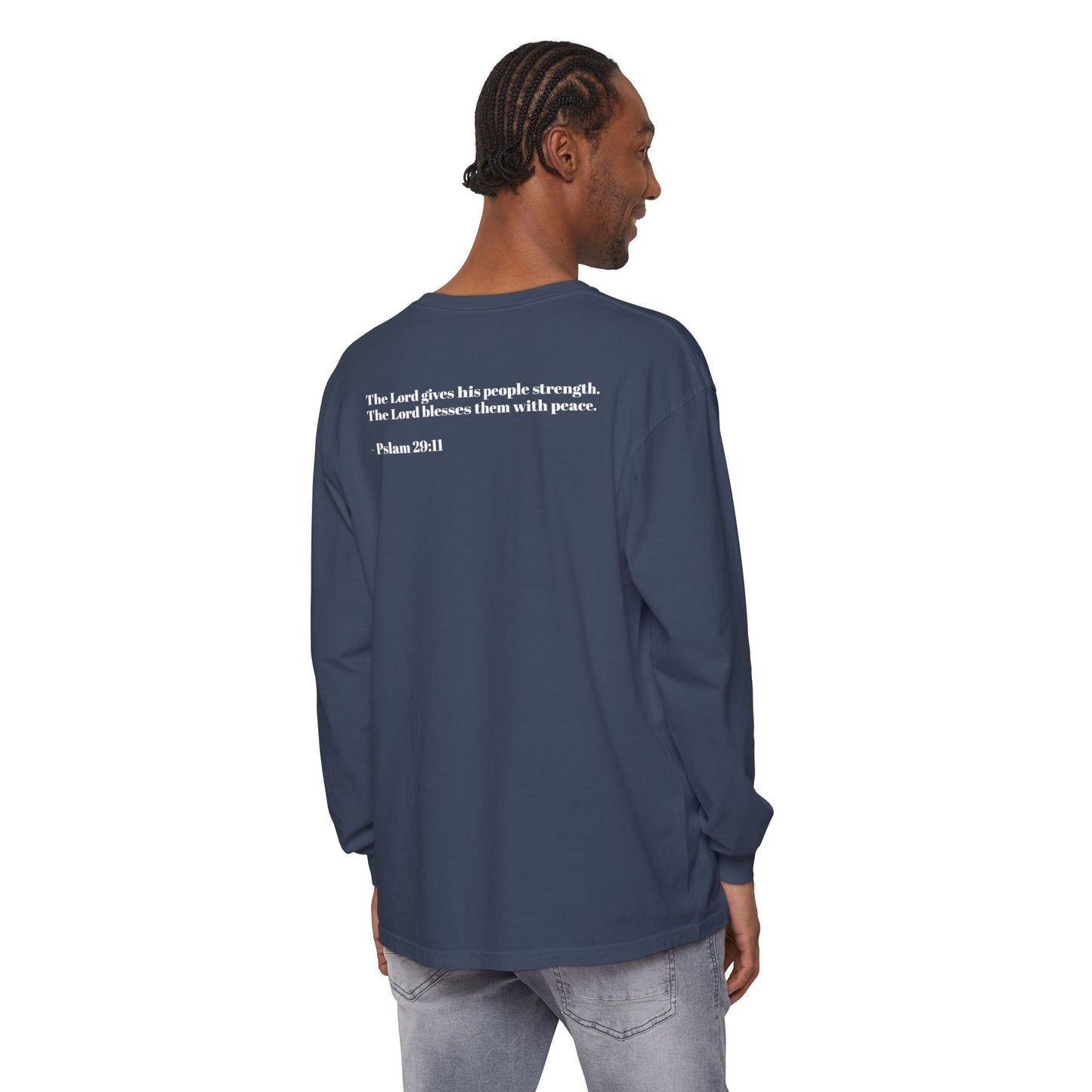 FIT FOR CHRIST Unisex Garment-dyed Long Sleeve T-Shirt