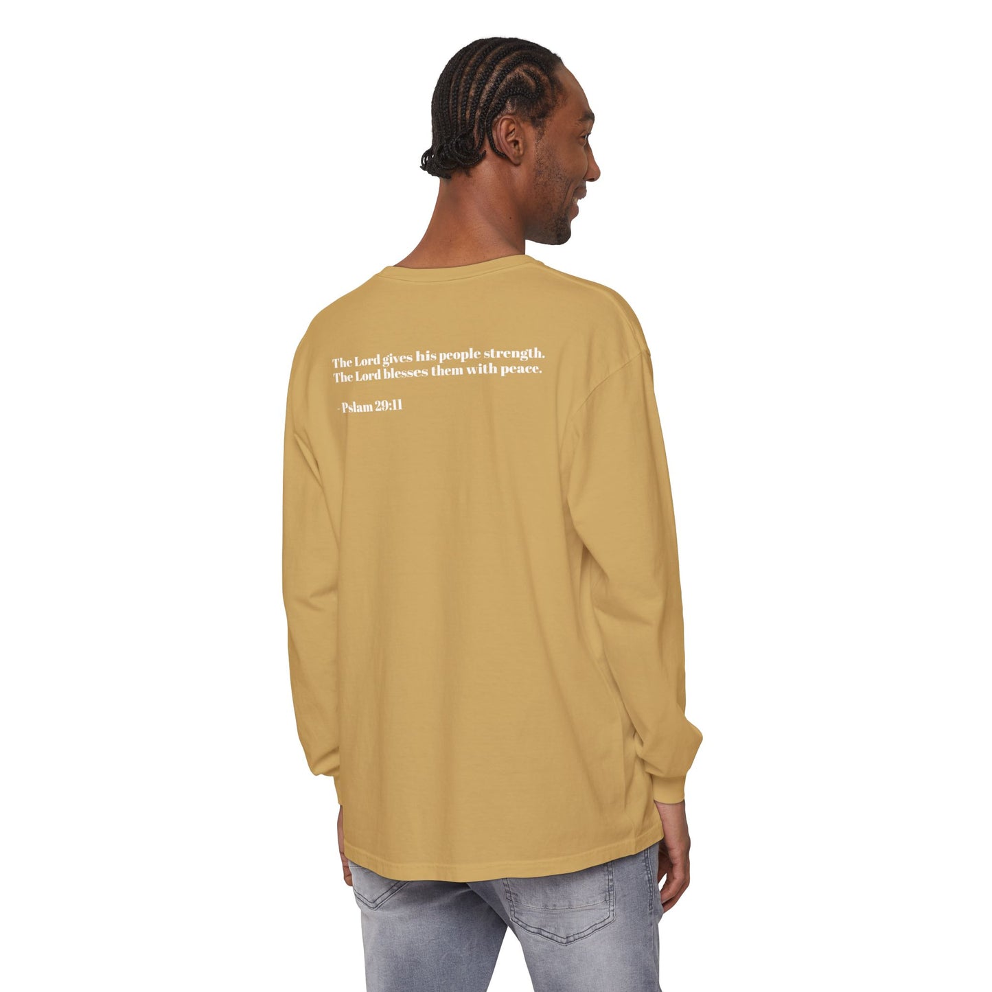 FIT FOR CHRIST Unisex Garment-dyed Long Sleeve T-Shirt