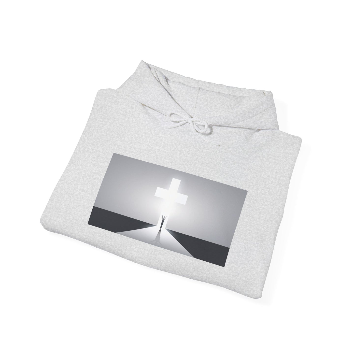 Walk towards the Cross Unisex Heavy Blend™ Hooded Sweatshirt