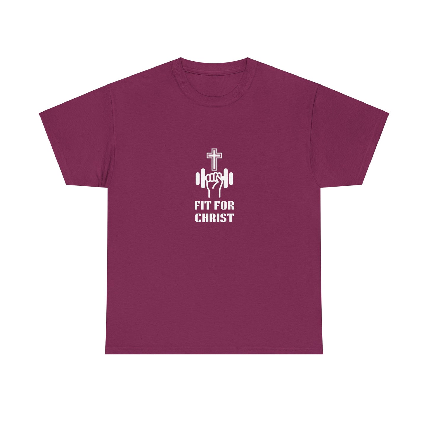 FIT FOR CHRIST Unisex Heavy Cotton Tee