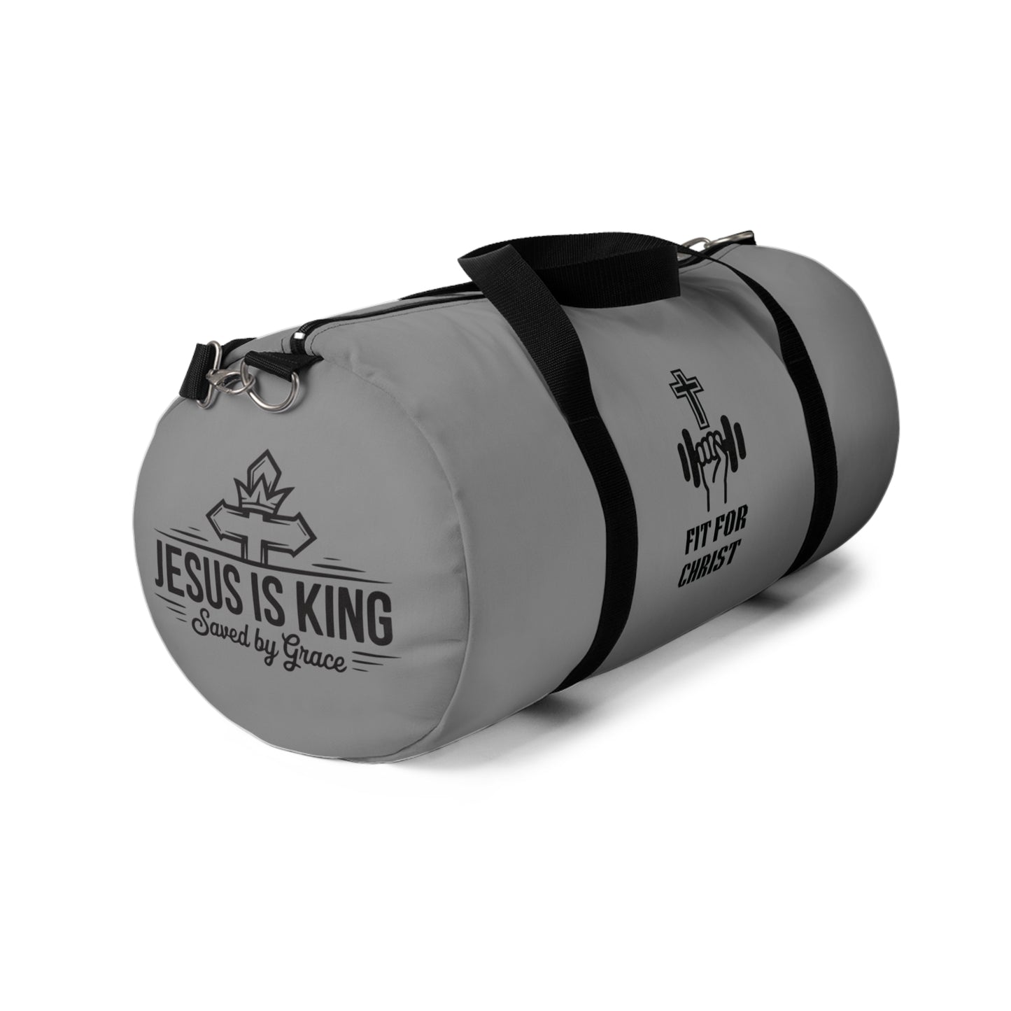 Fit for Christ Faith-Inspired Duffel Bag for Fitness Enthusiasts | Gym Bag, Workout Gear, Christian Motivational, Travel Bag, Sports Equipment