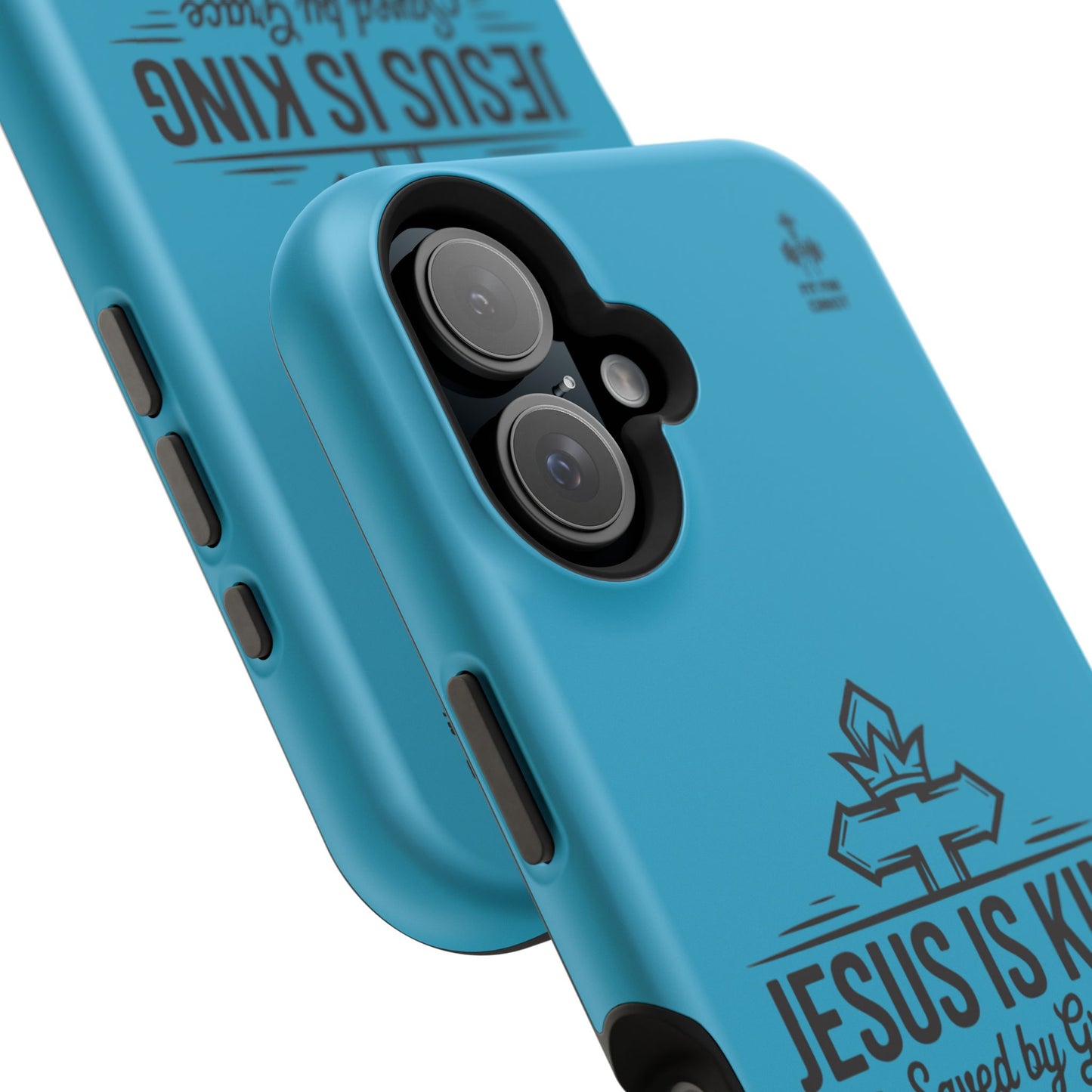Magnetic Tough Phone Case: Jesus is King, Christian Cell Phone Cover, Gift for Believers, Durable Case for Daily Use, Faith Accessories