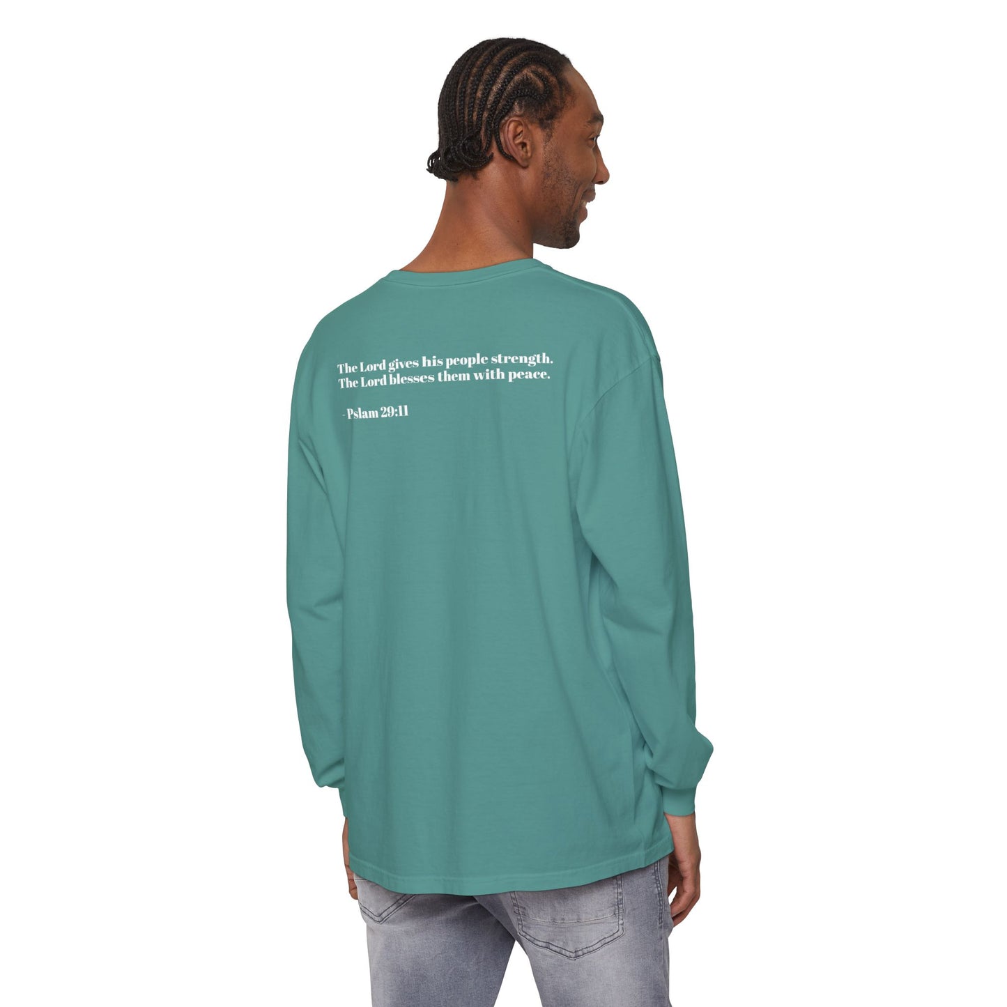 FIT FOR CHRIST Unisex Garment-dyed Long Sleeve T-Shirt