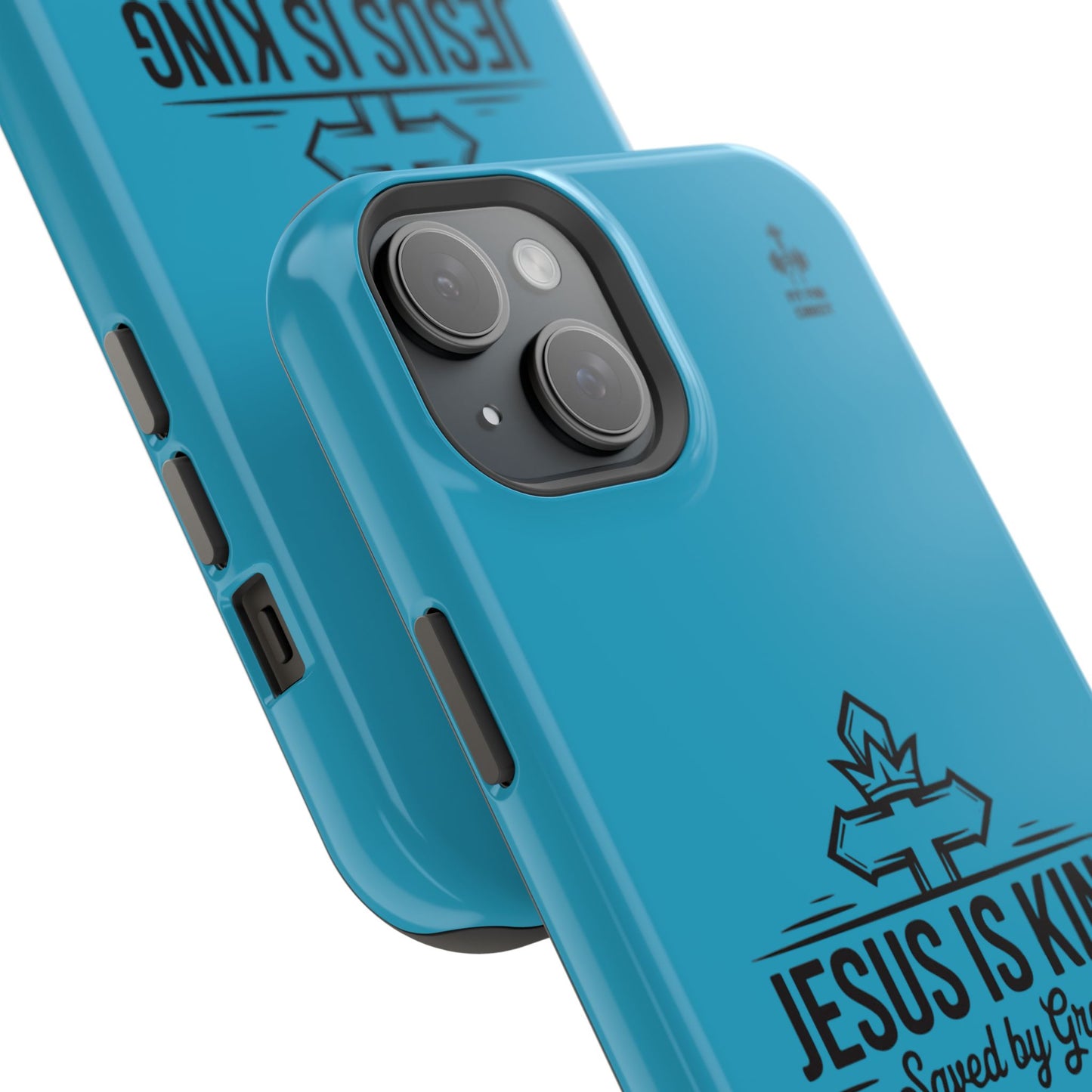 Magnetic Tough Phone Case: Jesus is King, Christian Cell Phone Cover, Gift for Believers, Durable Case for Daily Use, Faith Accessories