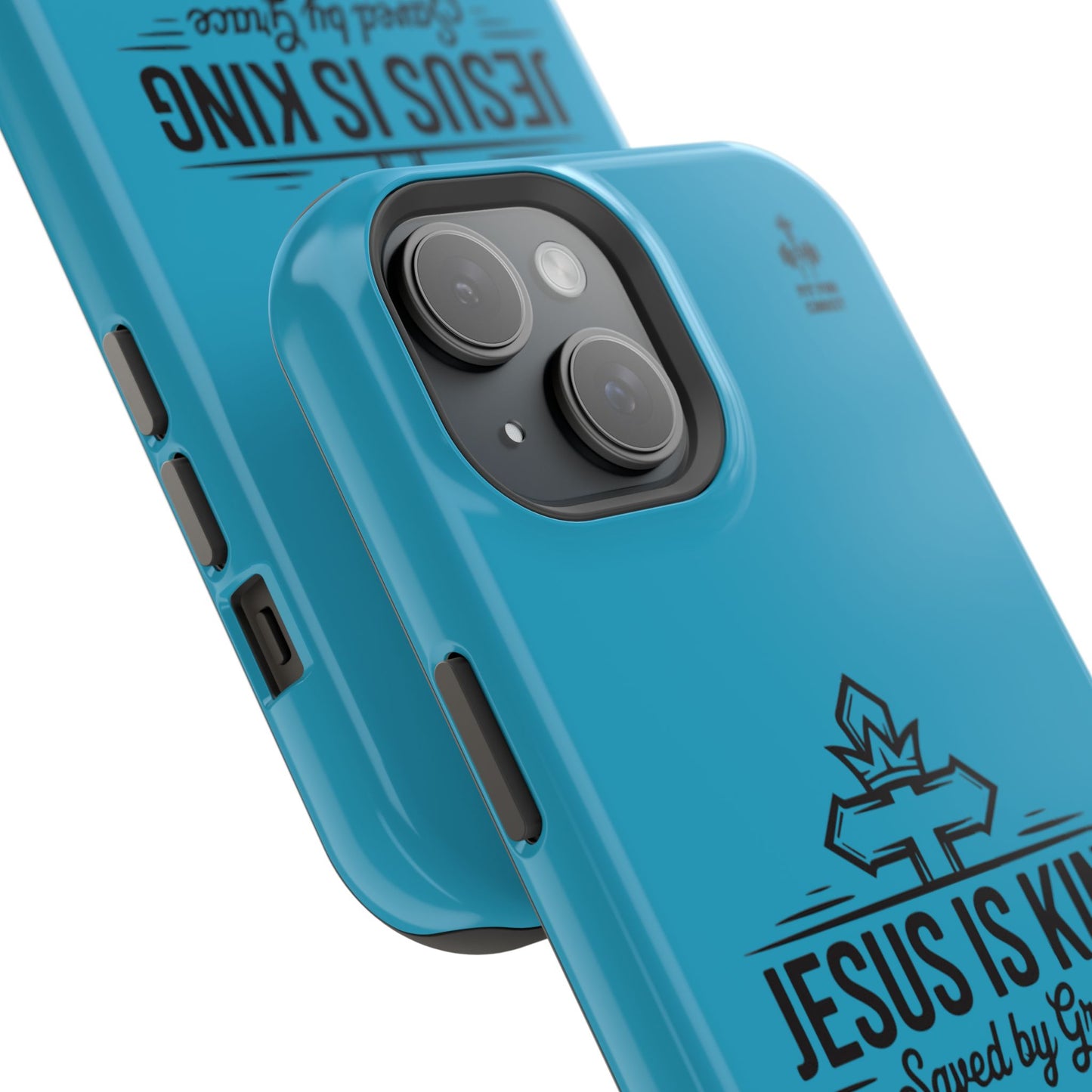 Magnetic Tough Phone Case: Jesus is King, Christian Cell Phone Cover, Gift for Believers, Durable Case for Daily Use, Faith Accessories