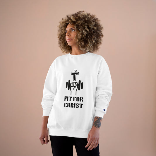 FIT FOR CHRIST Dumbbell in hand Champion Sweatshirt