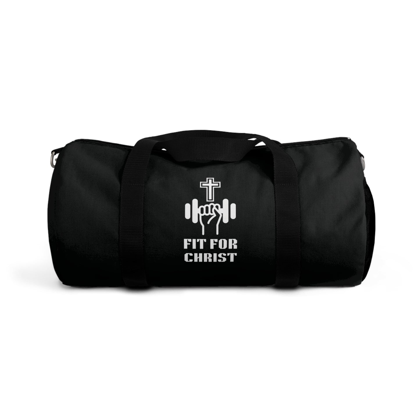 Black Fit for Christ Duffel Bag for Gym & Fitness, Perfect for Workouts, Faith-Based Gifts, Christian Sports Bag, Travel Companion