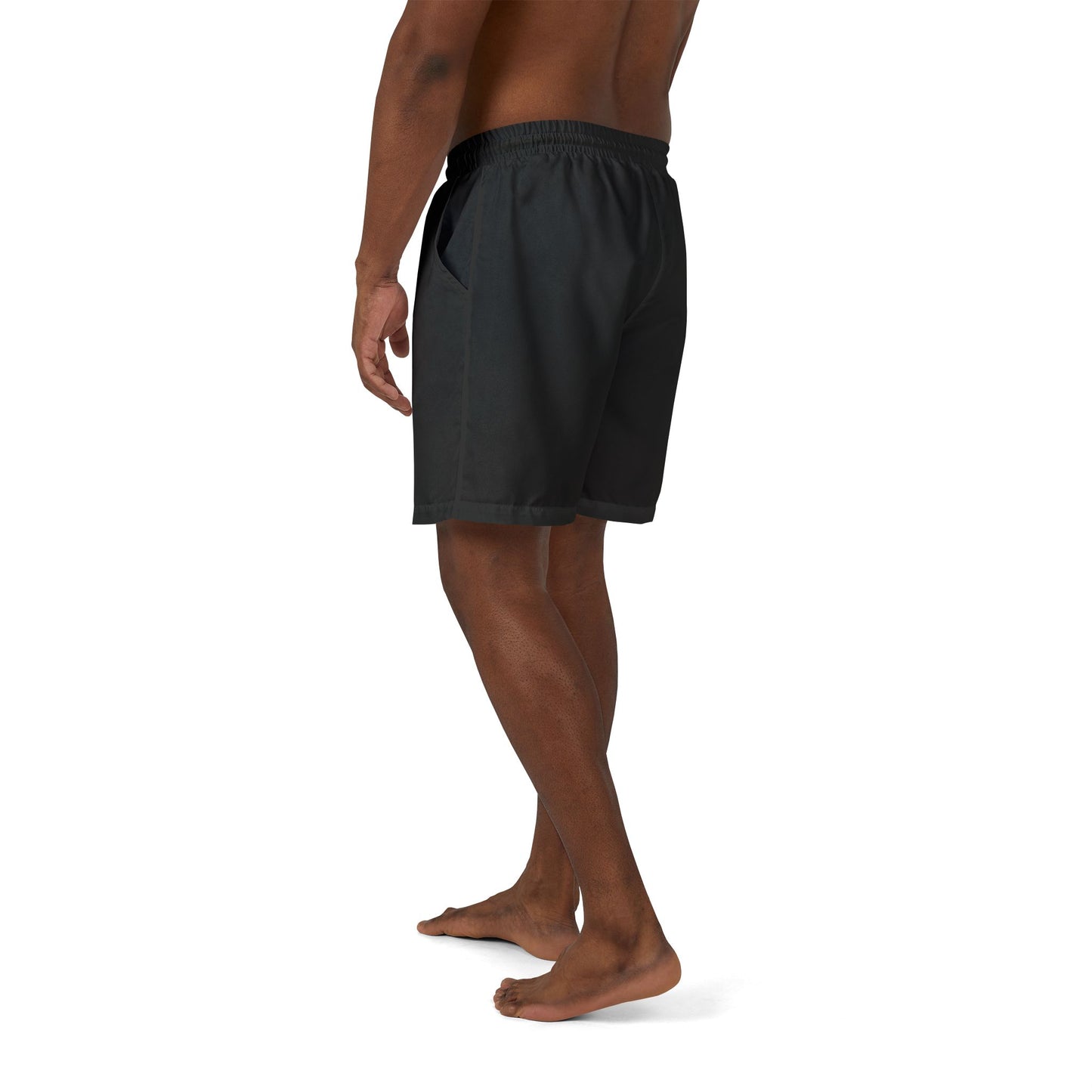 Fitness-Inspired Unisex Swim Shorts - 'Fit for Christ' Graphic, Beachwear, Summer Swimming, Active Lifestyle, Christian Gift