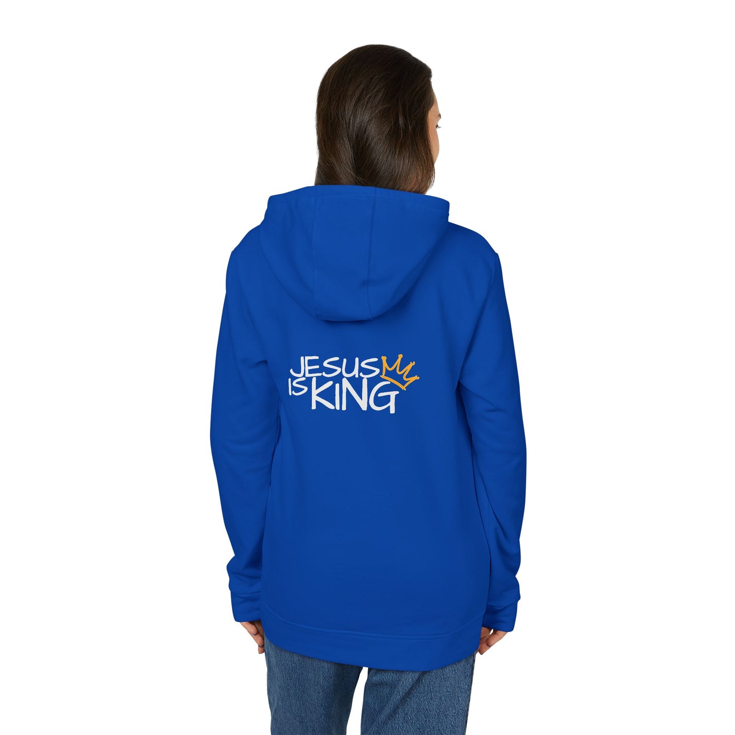 Faith-Inspired Fleece Hoodie, Cozy Comfort Wear, Unisex Casual Hoodie, Religious Apparel, Stylish Gift for Believers
